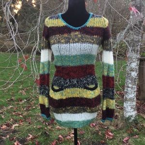 3/$20 Papaya Striped Sweater Dress